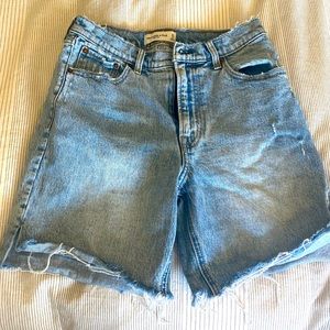 Abercrombie and fitch jean shorts